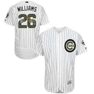 Chicago Cubs #26 Billy Williams White(Blue Strip) Flexbase Collection 2016 Memorial Day Stitched Baseball Jersey Jiasu