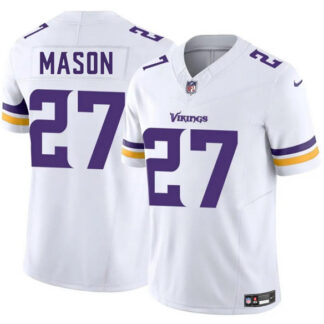 Men's Minnesota Vikings #27 Jordan Mason White 2025 F.U.S.E. Vapor Untouchable Limited Football Stitched Jersey