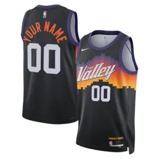 Women's Phoenix Suns Nike Black 2025/26 Swingman City Edition Custom Jersey