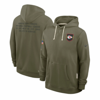 Kansas City Chiefs Salute to Service Sideline Dominant Force NFL Pullover Hoodie