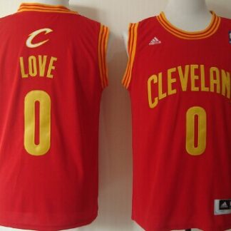 Cleveland Cavaliers #0 Kevin Love Revolution 30 Swingman Red Jersey