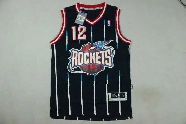 Rockets 12 Dwight Howard Navy Swingman Stitched NBA Jersey