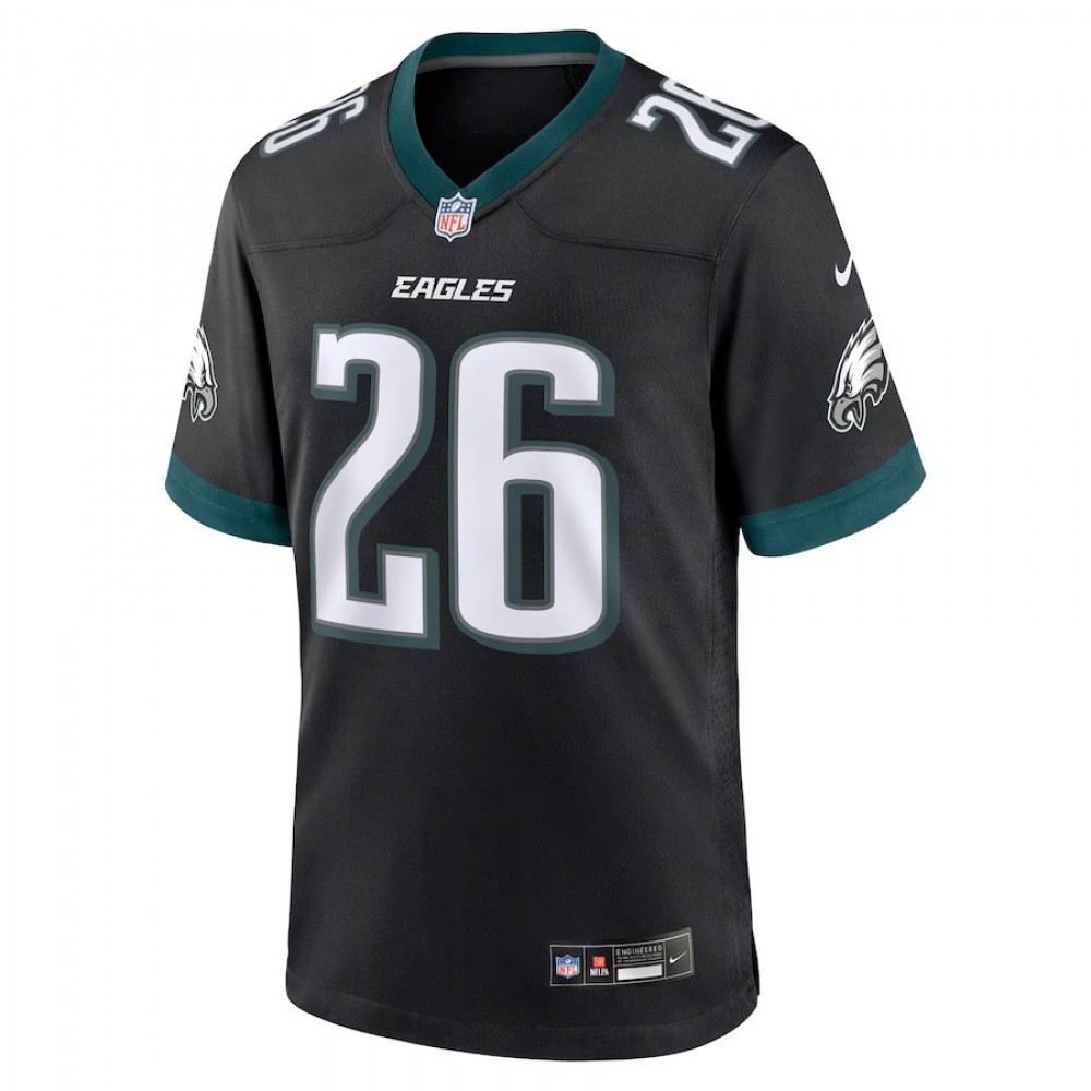 Saquon Barkley Philadelphia Eagles Nike Youth Jersey - Black - Image 2