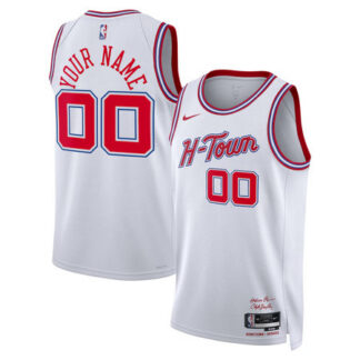 Women's Houston Rockets NIke White 2025/26 Swingman City Edition Custom Jersey