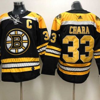 Boston Bruins 33 Zdeno Chara Black Adidas Stitched Jersey