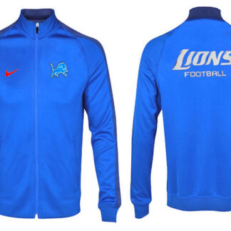 NFL Detroit Lions Team Logo 2015 Men Football Jacket (9)