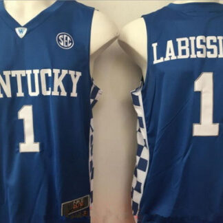 Men's Kentucky Wildcats #1 Skal Labissiere Royal Blue College Basketball 2017 Nike Swingman Stitched NCAA Jersey