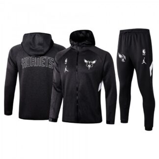 Charlotte Hornets Nike 2019/20 Showtime Full-Zip Therma Flex Performance Hoodie