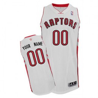 Raptors Personalized Authentic White NBA Jersey