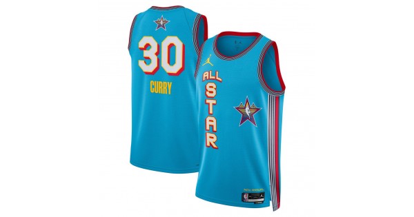 Stephen Curry Jordan Brand Unisex Light Blue 2025 NBA All-Star Game Swingman Player Jersey - Image 2