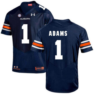 Auburn Tigers #1 Montravius Adams Navy College Football Jersey DingZhi