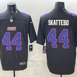 Men's New York Giants #44 Cam Skattebo Black Fashion Vapor Untouchable Limited Football Stitched Jersey