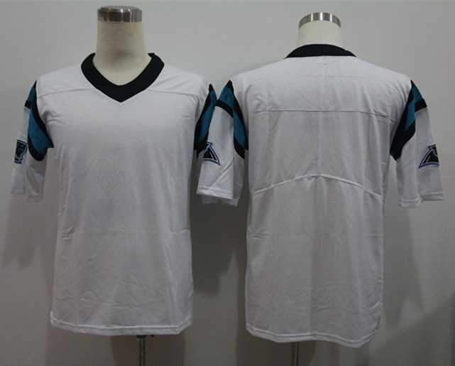 Nike Panthers Blank White Vapor Untouchable Limited Jersey