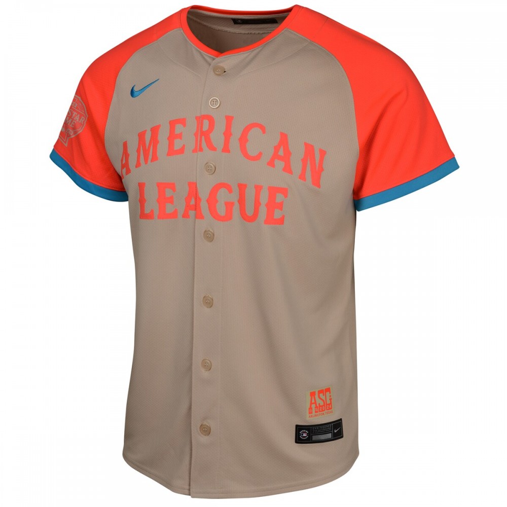 Aaron Judge American League Nike Youth 2024 MLB All-Star Game Limited Player Jersey - Cream - Image 2