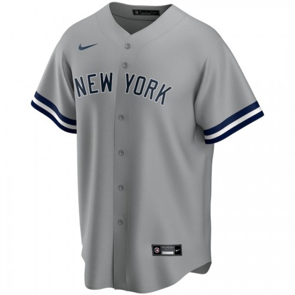 Men's New York Yankees Nike Gray Road 2020 Jersey - Image 2