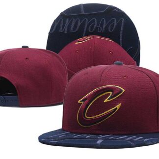 Cavaliers Team Logo Red Navy Adjustable Hat GS