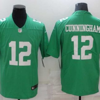 Nike Eagles 12 Randall Cunningham Green Color Rush Limited Jersey Dzhi