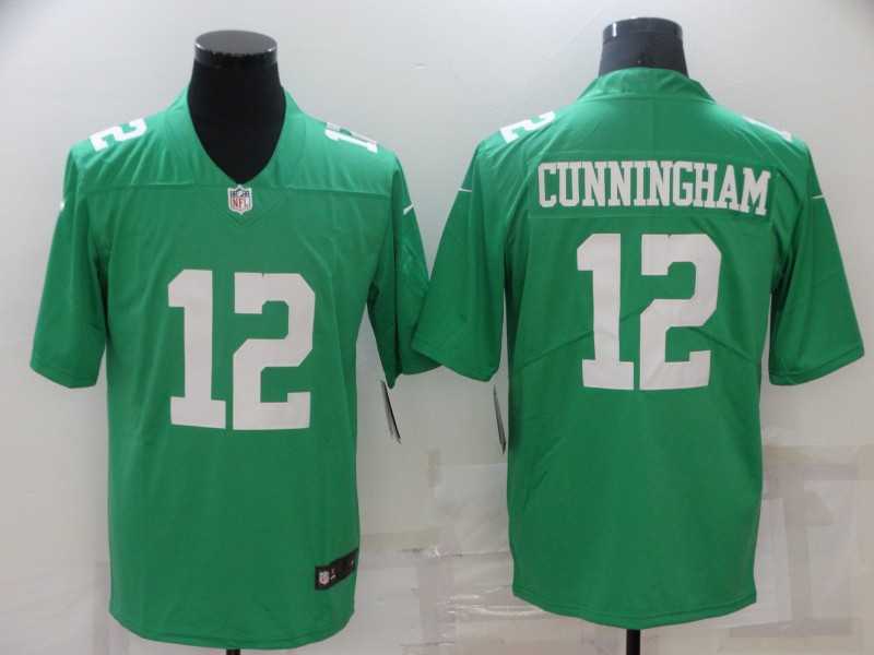 Nike Eagles 12 Randall Cunningham Green Color Rush Limited Jersey Dzhi