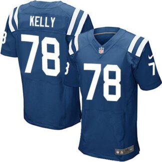 Nike Indianapolis Colts #78 Ryan Kelly Royal Blue Team Color Men’s Stitched NFL Elite Jersey