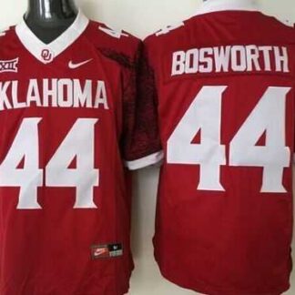 Oklahoma Sooners #44 Brian Bosworth Red New XII Stitched NCAA Jersey