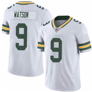 Men's Green Bay Packers #9 Christian Watson White Vapor Untouchable Limited Stitched Football Jersey
