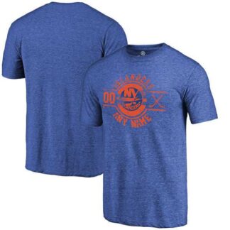 Men's New York Islanders Fanatics Branded Personalized Insignia Tri Blend T-Shirt Royal FengYun