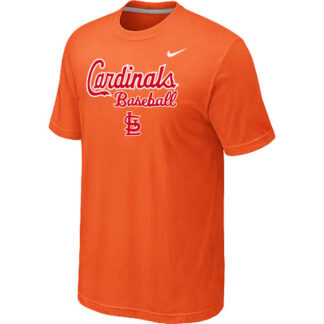 St.Louis Cardinals 2014 Home Practice T-Shirt - Orange