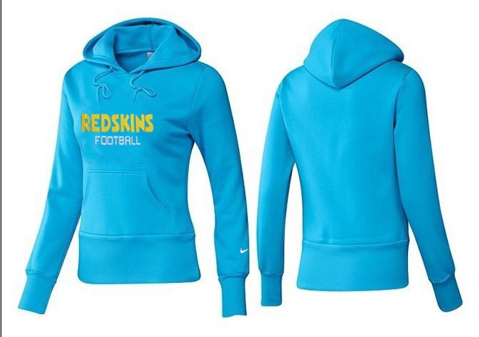 Nike Washington Redskins Team Logo L.Blue Women Pullover Hoodies (5)
