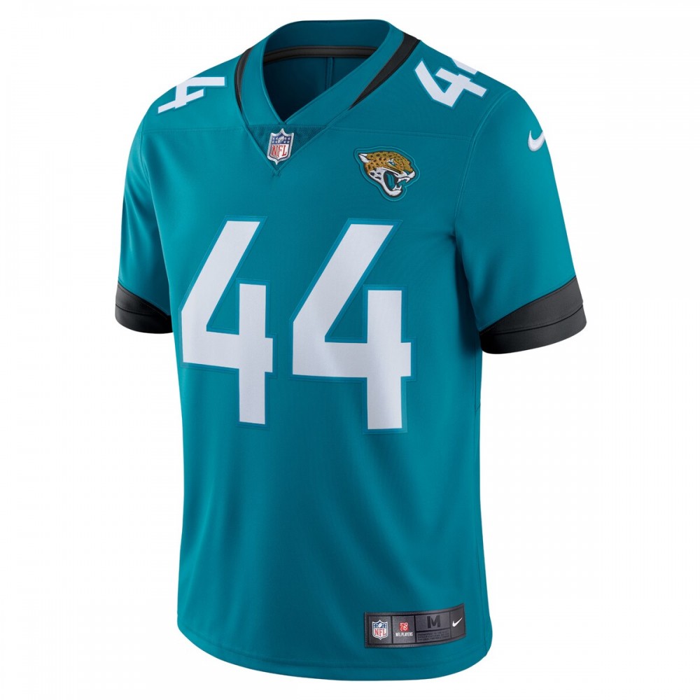 Travon Walker Jacksonville Jaguars Nike Team Logo Vapor Limited Jersey - Teal - Image 2