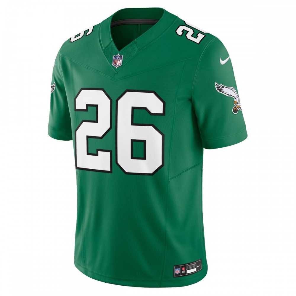 Saquon Barkley Philadelphia Eagles Nike Alternate Vapor F.U.S.E. Limited Jersey - Kelly Green - Image 2