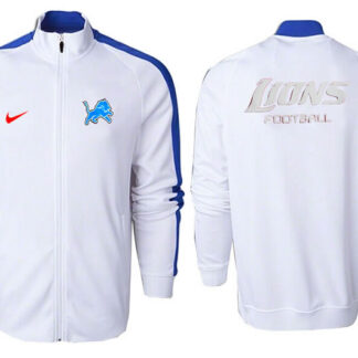 NFL Detroit Lions Team Logo 2015 Men Football Jacket (3)