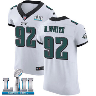 Nike Philadelphia Eagles #92 Reggie White White Super Bowl LII Men’s Stitched NFL Vapor Untouchable Elite Jersey