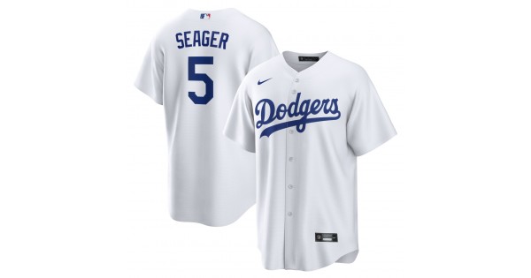 Corey Seager Los Angeles Dodgers Nike Home Replica Player Name Jersey - White - Image 2